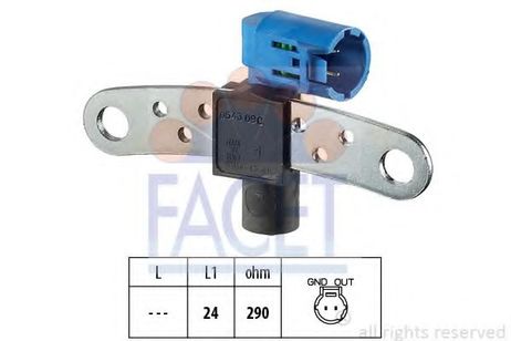 фото Facet 9.0543 Датчик импульсов, Датчик импульсов, маховик Facet 9.0543 Датчик импульсов, Датчик импульсов, маховик