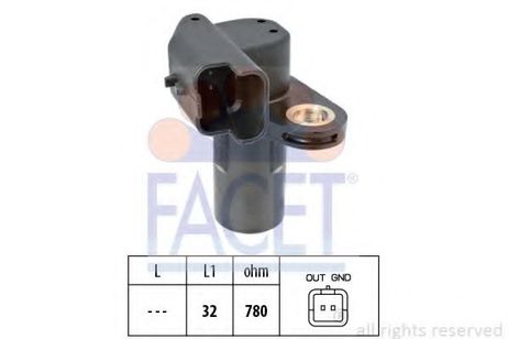 фото Facet 9.0553 Датчик импульсов, Датчик импульсов, маховик Facet 9.0553 Датчик импульсов, Датчик импульсов, маховик