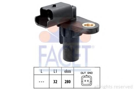фото Facet 9.0579 Датчик импульсов, Датчик импульсов, маховик Facet 9.0579 Датчик импульсов, Датчик импульсов, маховик