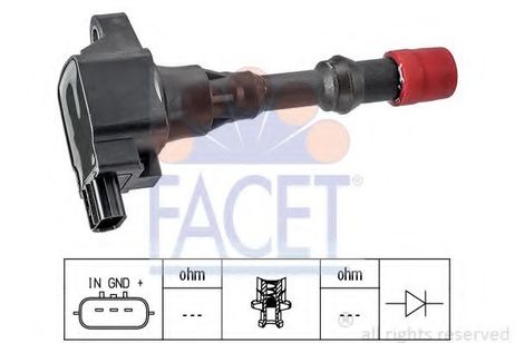 фото Facet 9.6429 Катушка зажигания Facet 9.6429 Катушка зажигания