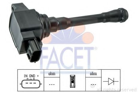 фото Facet 9.6452 Катушка зажигания Facet 9.6452 Катушка зажигания