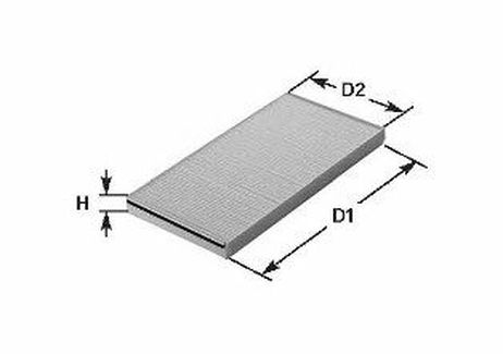 фото Clean Filters NC2138CA Фильтр, воздух во внутренном пространстве Clean Filters NC2138CA Фильтр, воздух во внутренном пространстве