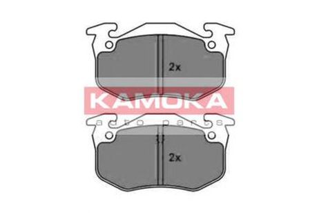 фото Kamoka JQ1011116 Комплект тормозных колодок, дисковый тормоз | зад | Kamoka JQ1011116 Комплект тормозных колодок, дисковый тормоз | зад |