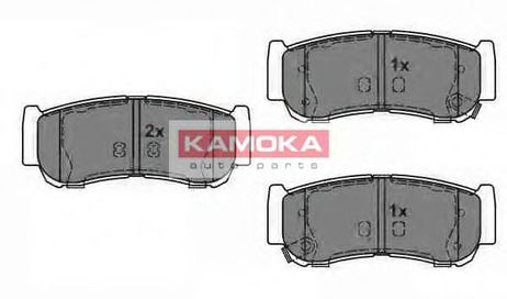 фото Kamoka JQ1013820 Колодки тормозные дисковые Kamoka JQ1013820 Колодки тормозные дисковые