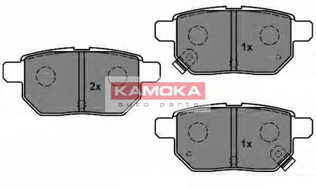 фото Kamoka JQ1018084 Колодки тормозные дисковые | зад | Kamoka JQ1018084 Колодки тормозные дисковые | зад |