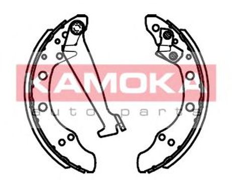 фото Kamoka JQ202007 Комплект тормозных колодок | зад | Kamoka JQ202007 Комплект тормозных колодок | зад |