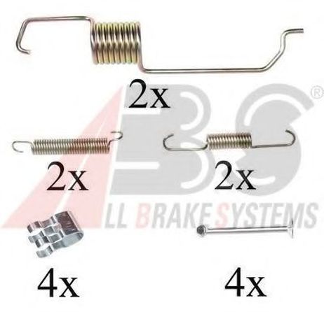 фото ABS 0798Q Комплектующие, тормозная колодка ABS 0798Q Комплектующие, тормозная колодка
