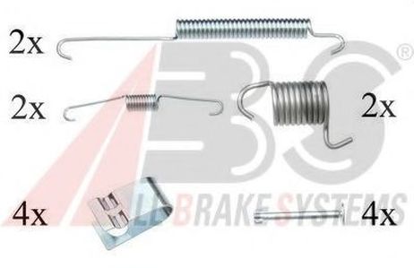 фото ABS 0842Q Комплектующие, тормозная колодка | зад | ABS 0842Q Комплектующие, тормозная колодка | зад |