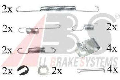 фото ABS 0847Q Комплектующие, тормозная колодка ABS 0847Q Комплектующие, тормозная колодка