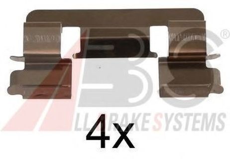 фото ABS 1293Q Комплектующие, колодки дискового тормоза ABS 1293Q Комплектующие, колодки дискового тормоза