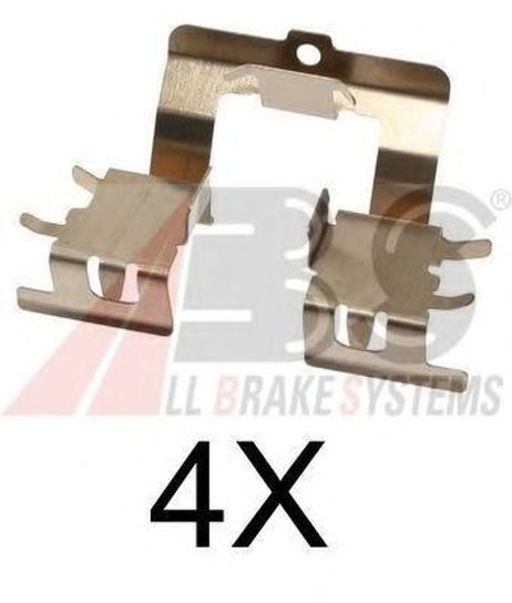 фото ABS 1620Q Комплектующие, колодки дискового тормоза ABS 1620Q Комплектующие, колодки дискового тормоза