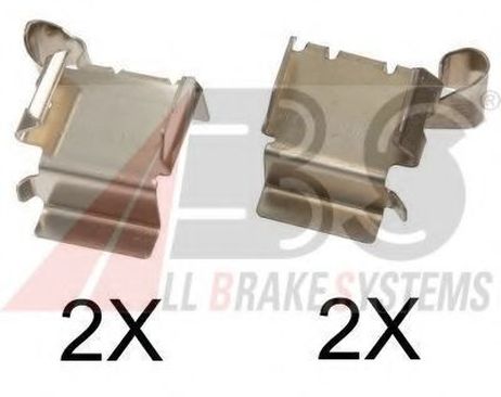 фото ABS 1622Q Комплектующие, колодки дискового тормоза ABS 1622Q Комплектующие, колодки дискового тормоза