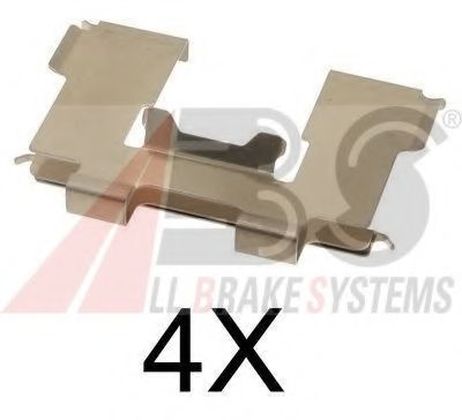 фото ABS 1630Q Комплектующие, колодки дискового тормоза ABS 1630Q Комплектующие, колодки дискового тормоза