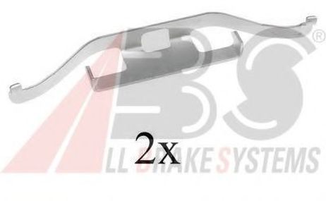 фото ABS 1682Q Комплектующие, колодки дискового тормоза ABS 1682Q Комплектующие, колодки дискового тормоза