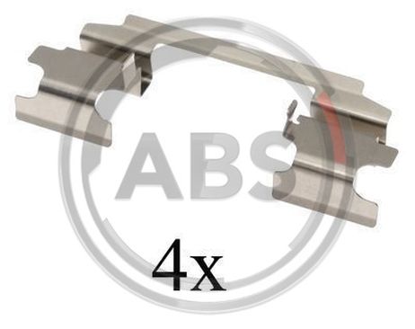 фото ABS 1686Q Комплектующие, колодки дискового тормоза ABS 1686Q Комплектующие, колодки дискового тормоза