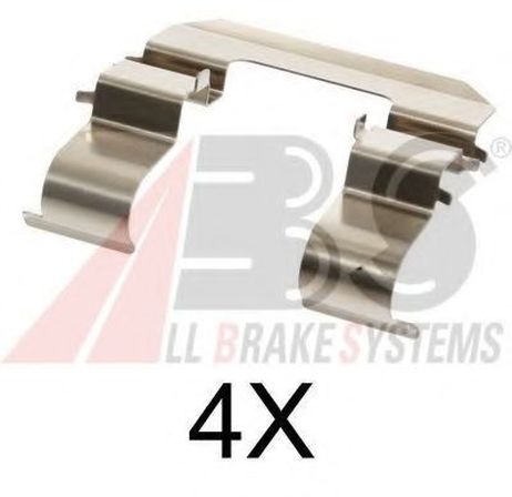 фото ABS 1735Q Комплектующие, колодки дискового тормоза ABS 1735Q Комплектующие, колодки дискового тормоза