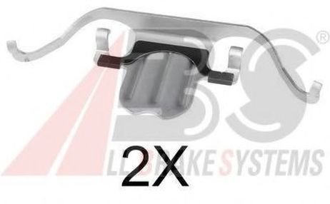 фото ABS 1751Q Комплектующие, колодки дискового тормоза ABS 1751Q Комплектующие, колодки дискового тормоза