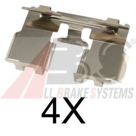 фото ABS 1760Q Комплектующие, колодки дискового тормоза ABS 1760Q Комплектующие, колодки дискового тормоза