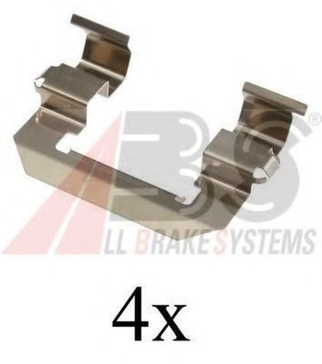 фото ABS 1761Q Комплектующие, колодки дискового тормоза ABS 1761Q Комплектующие, колодки дискового тормоза