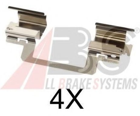 фото ABS 1774Q Комплектующие, колодки дискового тормоза ABS 1774Q Комплектующие, колодки дискового тормоза