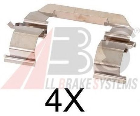 фото ABS 1776Q Комплектующие, колодки дискового тормоза ABS 1776Q Комплектующие, колодки дискового тормоза