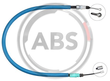 фото ABS K13845 Трос, стояночная тормозная система | зад прав/лев | ABS K13845 Трос, стояночная тормозная система | зад прав/лев |
