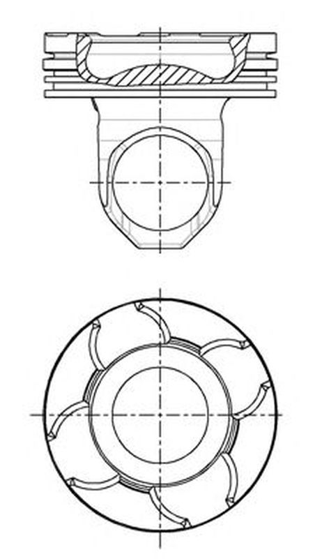 фото Nural 87-135500-00 Поршень Nural 87-135500-00 Поршень