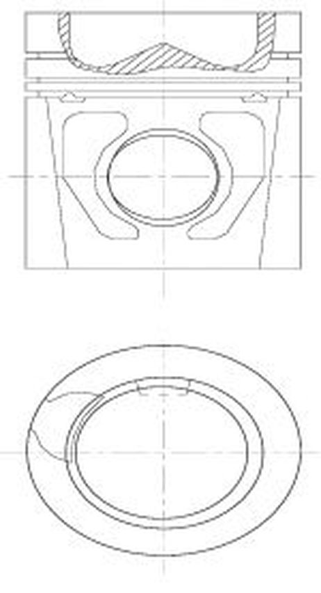 фото Nural 87-743400-30 Поршень DAF Nural 87-743400-30 Поршень DAF