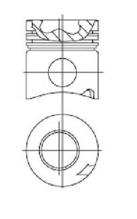 фото Nural 87-783000-30 Поршень iveco D=137mm STD Nural 87-783000-30 Поршень iveco D=137mm STD