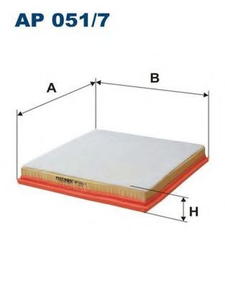 фото FILTRON AP051/7 Фильтр воздушный FILTRON AP051/7 Фильтр воздушный