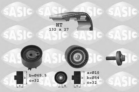фото Sasic 1754012 Комплект ремня ГРМ Sasic 1754012 Комплект ремня ГРМ