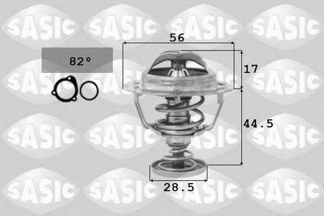 фото Sasic 3306063 Термостат, охлаждающая жидкость Sasic 3306063 Термостат, охлаждающая жидкость