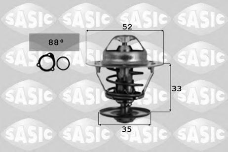 Sasic 9000347 Термостат, охлаждающая жидкость
