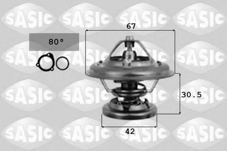 фото Sasic 9000369 Термостат, охлаждающая жидкость Sasic 9000369 Термостат, охлаждающая жидкость