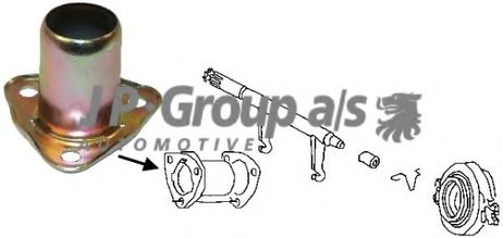 фото JP Group 8130300100 Втулка направляющая подшипника выжимного JP Group 8130300100 Втулка направляющая подшипника выжимного