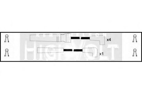 фото Standard OEF007 Комплект проводов зажигания Standard OEF007 Комплект проводов зажигания