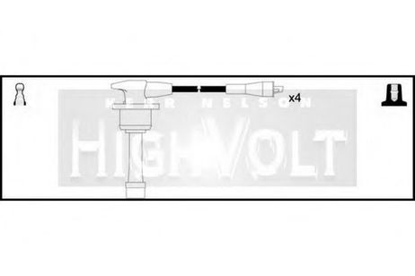 фото Standard OEF017 Комплект проводов зажигания Standard OEF017 Комплект проводов зажигания