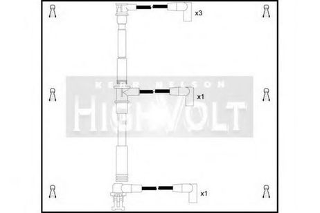 фото Standard OEF110 Комплект проводов зажигания Standard OEF110 Комплект проводов зажигания