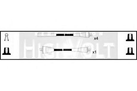 фото Standard OEF330 Комплект проводов зажигания Standard OEF330 Комплект проводов зажигания