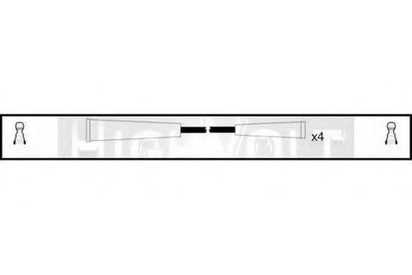 фото Standard OEF359 Комплект проводов зажигания Standard OEF359 Комплект проводов зажигания