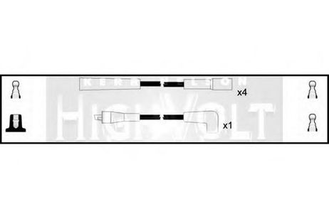 фото Standard OEF365 Комплект проводов зажигания Standard OEF365 Комплект проводов зажигания