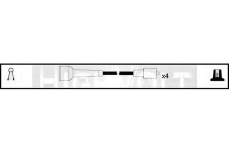 фото Standard OEF471 Комплект проводов зажигания Standard OEF471 Комплект проводов зажигания