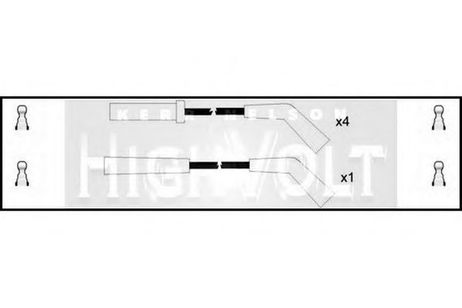 фото Standard OEF523 Комплект проводов зажигания Standard OEF523 Комплект проводов зажигания
