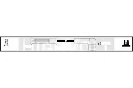 фото Standard OEF536 Комплект проводов зажигания Standard OEF536 Комплект проводов зажигания