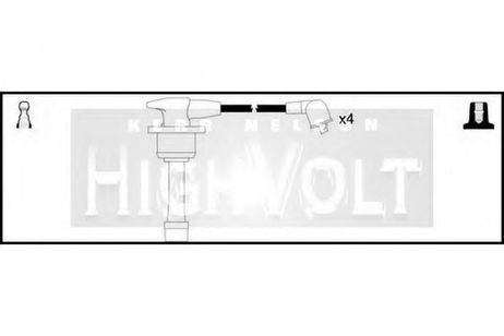 фото Standard OEF659 Комплект проводов зажигания Standard OEF659 Комплект проводов зажигания