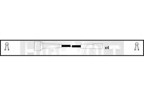 фото Standard OEF699 Комплект проводов зажигания Standard OEF699 Комплект проводов зажигания