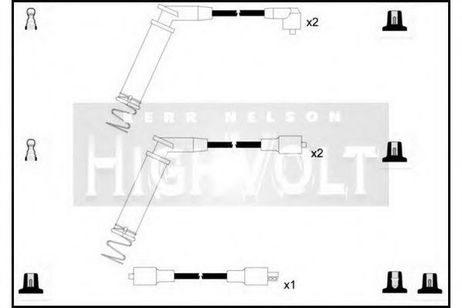 фото Standard OEF723 Комплект проводов зажигания Standard OEF723 Комплект проводов зажигания