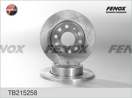 фото Fenox TB215258 Диск тормозной | зад прав/лев | Fenox TB215258 Диск тормозной | зад прав/лев |
