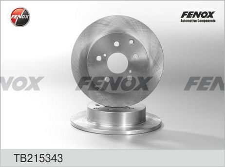 фото Fenox TB215343 Диск тормозной | зад прав/лев | Fenox TB215343 Диск тормозной | зад прав/лев |