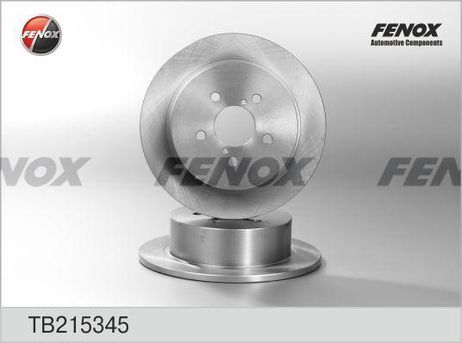 фото Fenox TB215345 Диск тормозной | зад прав/лев | Fenox TB215345 Диск тормозной | зад прав/лев |
